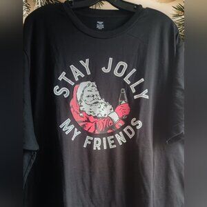 3XL 🎄Retro Santa Christmas X-Max Ugly Holiday T-Shirt Unisex